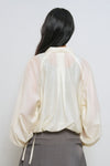 General Idea WOMAN Summer Sheer Volume Blouson Shirt