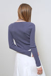 General Idea WOMAN Strap Layered Cardigan