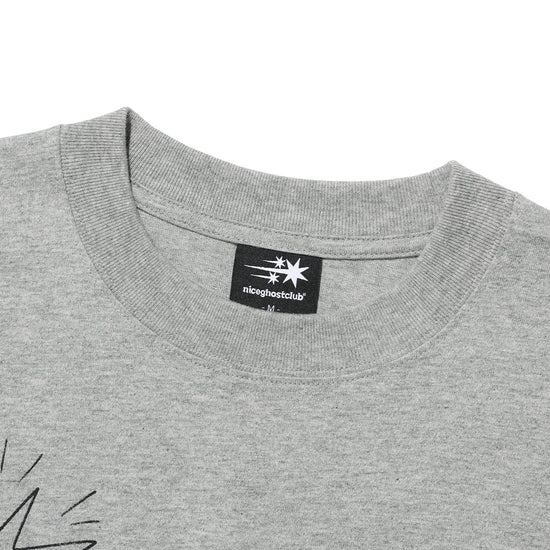 Nice Ghost Club Praying Angel Big Big Tee [Grey]