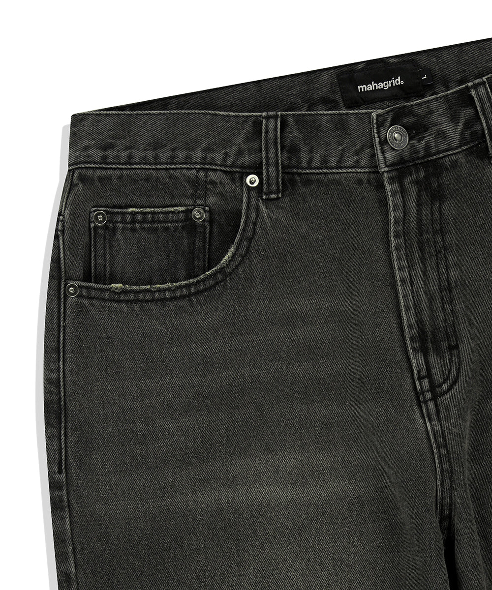 Mahagrid Mud Washing Denim Pant