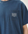 Marithé François Girbaud [6/23 예약발송] DOODLE CLASSIC LOGO POCKET TEE blue