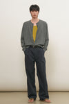 General Idea MAN Stitch Crew Neck Knit Cardigan