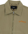 Mahagrid Washed Drizzler Blouson Jacket
