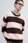 General Idea UNISEX Hachi Big Border Knit Pullover