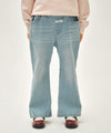 Marithé François Girbaud Kids Wide Flared Denim Pants