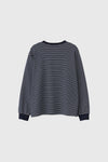 General Idea UNISEX Basic Stripe Long Sleeve Tee