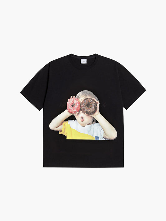 ADLV ADLV Baby Face Short Sleeve T-Shirt Donuts 1 R