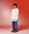 Nice Ghost Club 3 Stars Long Sleeve Knit Tee