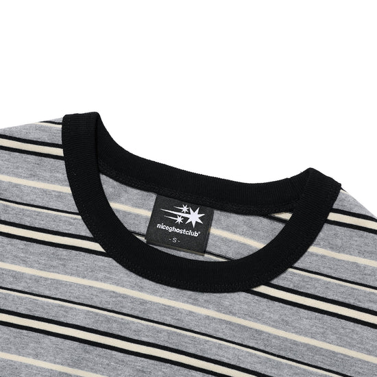 Nice Ghost Club Stripe 3 Star Basic Ringer Tee