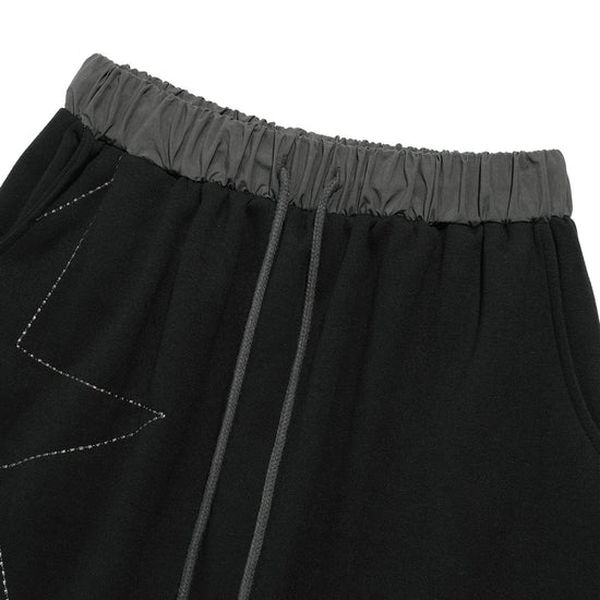 Nice Ghost Club Big Star Logo Sweat Skirt [Black]
