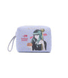 Nice Ghost Club Gakiya Isamu Fabric Pouch [Purple]