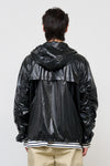 General Idea UNISEX Glossy Packable Wind Breaker [BLACK]