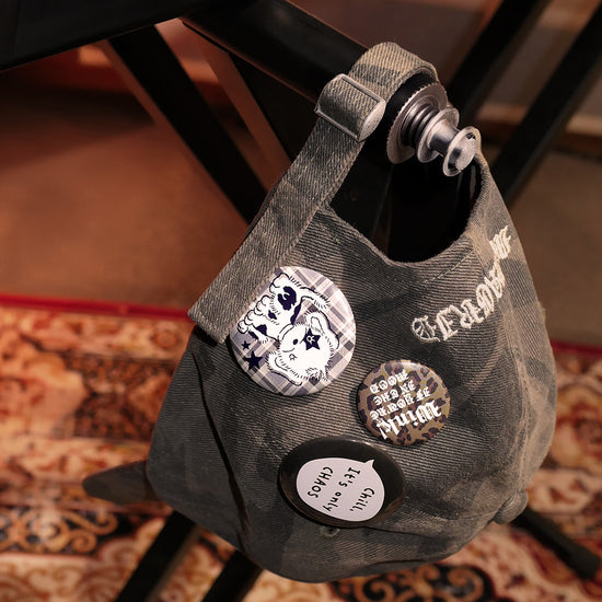 Mahagrid FESTA BUTTON PIN SET [BLACK]