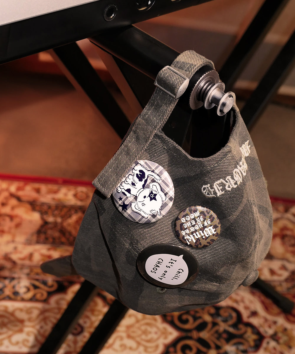 Mahagrid FESTA BUTTON PIN SET [BLACK]