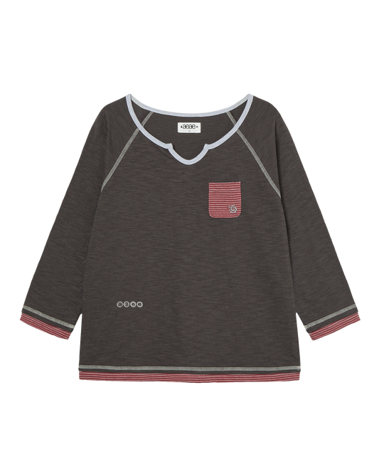 AEAE Layered Sleeve Tee
