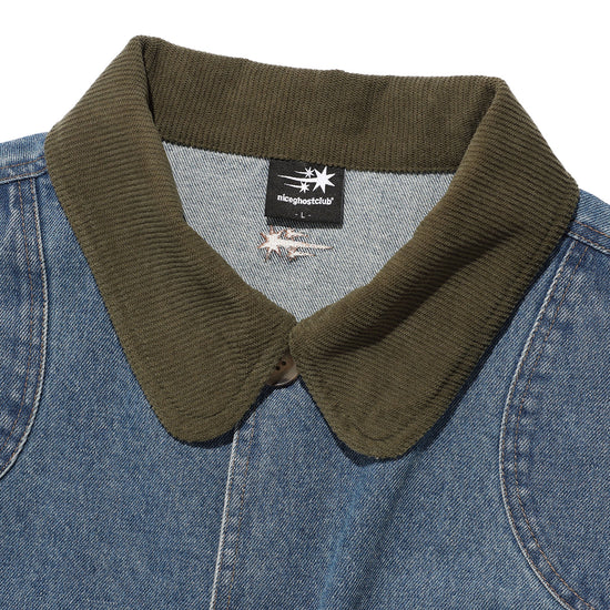 Nice Ghost Club Denim Work Car Coat
