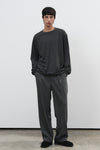 General Idea MAN Heat Jet Crew Neck T-Shirt [CHARCOAL]