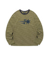 Nice Ghost Club Stripe 3Star Long Sleeve Tee [Green]