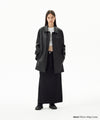 Mahagrid Faux Leather Car Coat