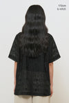 General Idea WOMAN Embroidery Lace Half Shirt