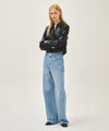 Marithé François Girbaud W CROP FAUX LEATHER JACKET