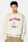 General Idea UNISEX KITTEN OVERSIZED FLEECE SWEATSHIRT