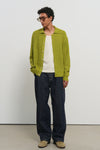 General Idea UNISEX Waffle Bouclé Collar Cardigan