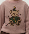 Marithé François Girbaud Kids Holiday Bear Knit Pullover