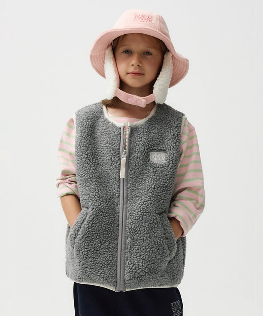 Marithé François Girbaud ENFANT CLASSIC LOGO FLEECE VEST