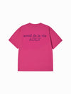 ADLV Border Line Basic Logo Short Sleeve T-Shirt