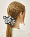 Marithé François Girbaud CLASSIC LOGO STRIPE HAIR SCRUNCHIE black
