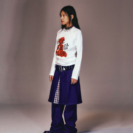 Nice Ghost Club Star Logo Slim Long Sleeve Tee