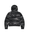 Mahagrid Camo Applique Crop Zip Up Hoodie