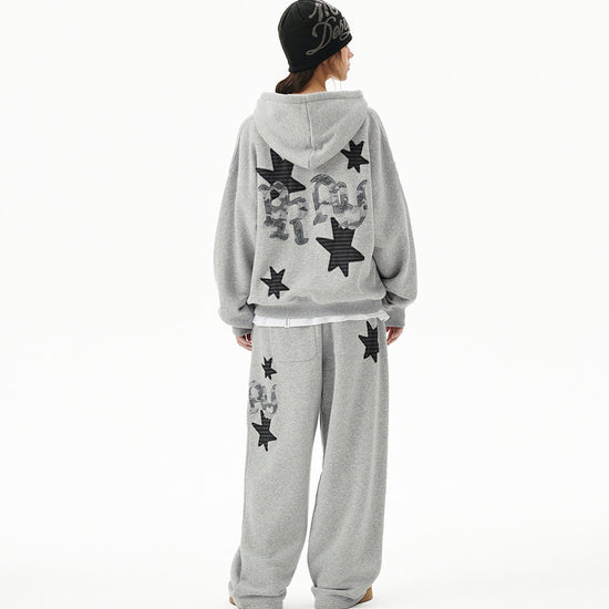 Mahagrid Pray Appliqué Sweat Pant Grey