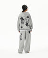 Mahagrid Pray Appliqué Sweat Pant Grey