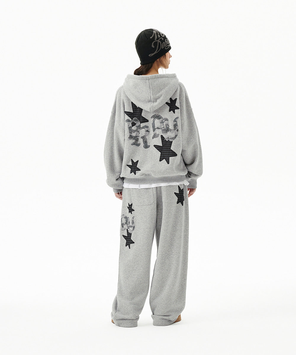 Mahagrid Pray Appliqué Sweat Pant Grey