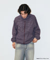 Mahagrid Check Windbreaker in Purple