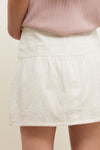 General Idea WOMAN Lace Shirring Mini Skirt