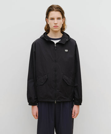 Marithé François Girbaud Marithé Sport Hooded Windbreaker Black