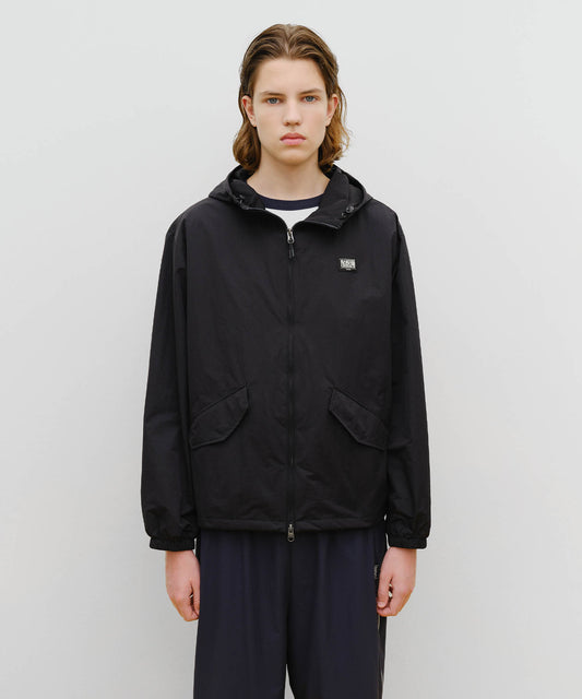 Marithé François Girbaud Marithé Sport Hooded Windbreaker Black