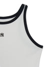 MLB Women's Basic Ringer Ribbed Sleeveless Ops