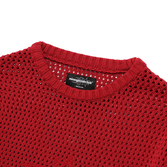 Nice Ghost Club 3 Stars Long Sleeve Knit Tee