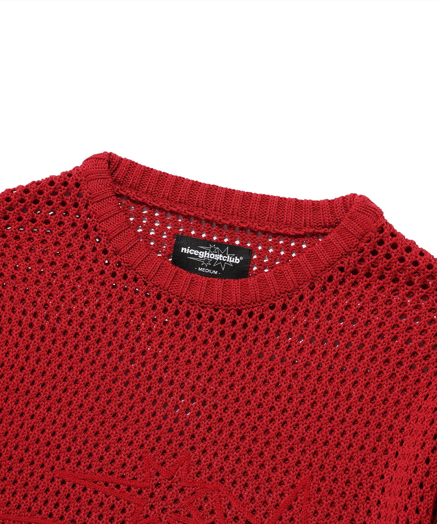 Nice Ghost Club 3 Stars Long Sleeve Knit Tee