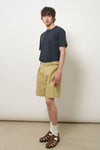 General Idea MAN Waffle Henley Neck Short Sleeve T-Shirt