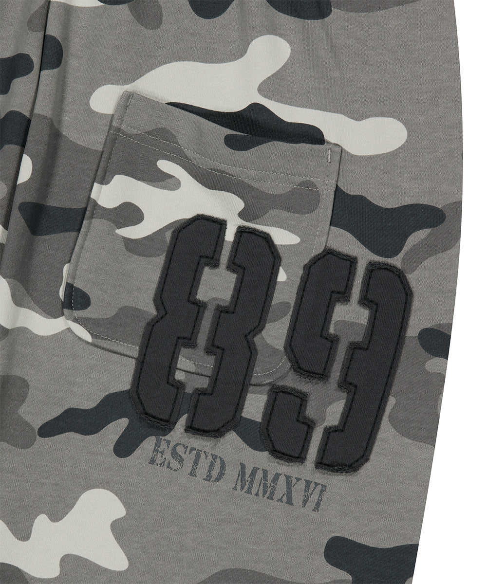 Mahagrid Camo Applique Sweatpant