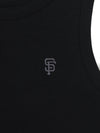 MLB Women's Street Slim Ribbed Sleeveless T-shirt
