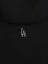 MLB Women's Basic Lace Square Neck Slim Semi Crop T-shirts