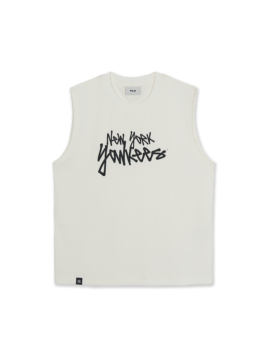 MLB Sportive Mesh Graphic Sleeveless T-Shirts