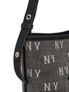 MLB Classic Monogram Vintage Denim Mini Bucket Bag