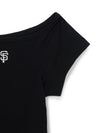 MLB Women's Basic Off Shoulder T-shirt